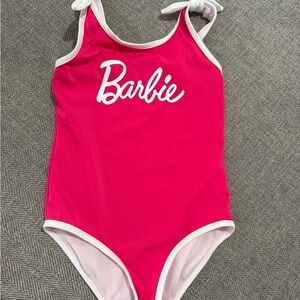 Barbie Hot Pink One-Piece Swimsuit with White Trim